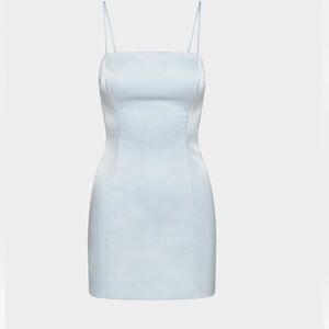 Aritzia Blue Sheath Spaghetti Strap Dress